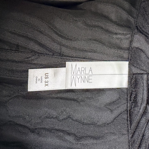 MarlaWynne Black Textured Jacket - Picture 7 of 7